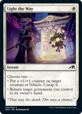 x4 Light the Way NEO MTG 24/302 COMMON M/NM 4x
