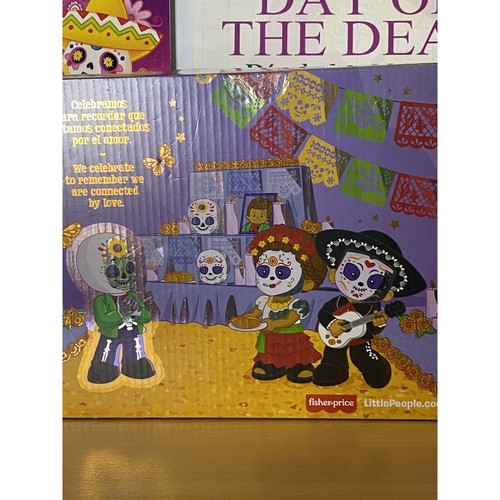 Fisher Price Little People Tag der Toten Dia De Muertos versiegelt mit Malbüchern - Bild 7 von 19
