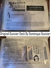 DUVIVIER DECK - ORIGINAL DISTRIBUTED BY JEFF BUSBY "VINTAGE  RARE"