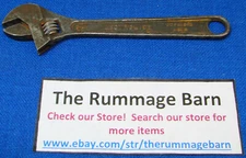 vintage 8" LECTROLITE ADJUSTABLE WRENCH ------- forged alloy defiance oh