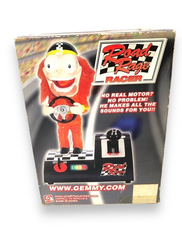 Gemmy Road Rage Racer Figure Orange Hair Orange Suit VTG 2005 (NEEDS BATTERIES) - Picture 2 of 4