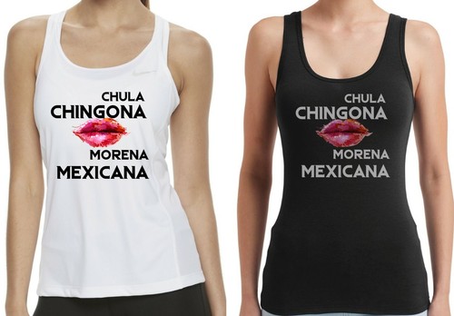 Chula Chingona Morena Mexicana Mexican T shirt Hoodie Party Mexico Funny Tee - Picture 6 of 17