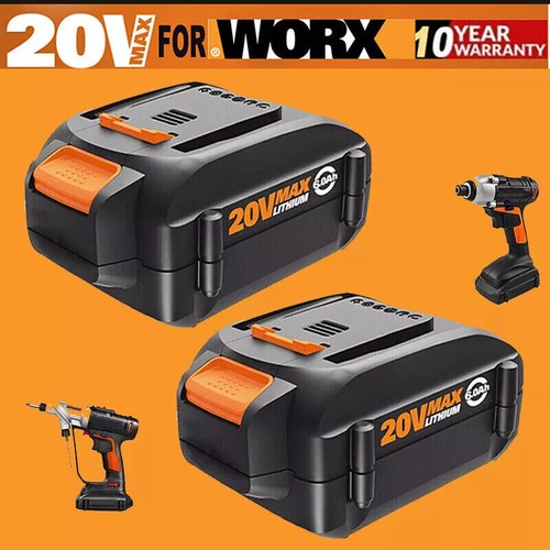 8.0Ah WA3520 Battery For WORX 20V MAX Lithium ion Charger 20Volt WA3525 WA3575 - Picture 17 of 27