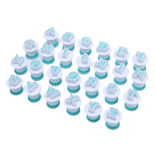 Cupcake Mold Cake Decorating Tools Alphabet Number Cookie Cutter Stamp Impre ZW - Picture 6 of 15