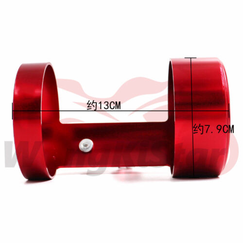 Portabotellas Manillar Motocicleta Rojo Scooter Bicicleta CNC Aleación Botella Agua Jaula - Imagen 3 de 7