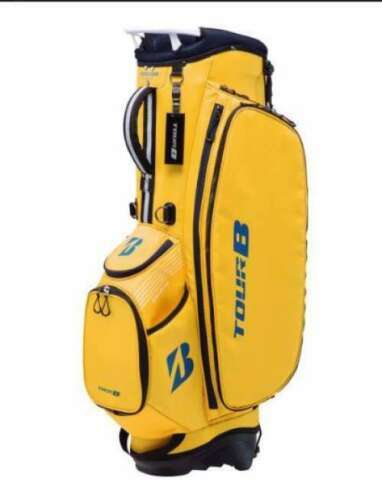 BRIDGESTONE GOLF スタンドバッグ イエロー BRIDGESTONE Golf Men's Stand Caddy Bag TOUR 9.5 x 47 inch