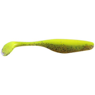 Jenzi River Shad USA-Bass Rubber Bait Shiny Yellow Perchfish