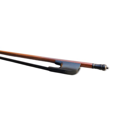 Baroque Violin Bow 4/4 Ebony Frog Brazil wood Black Bow hair Straight Bows - Picture 7 of 8