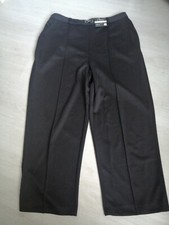 Ladies BM Collection Black Classic Leg Trousers Size 14