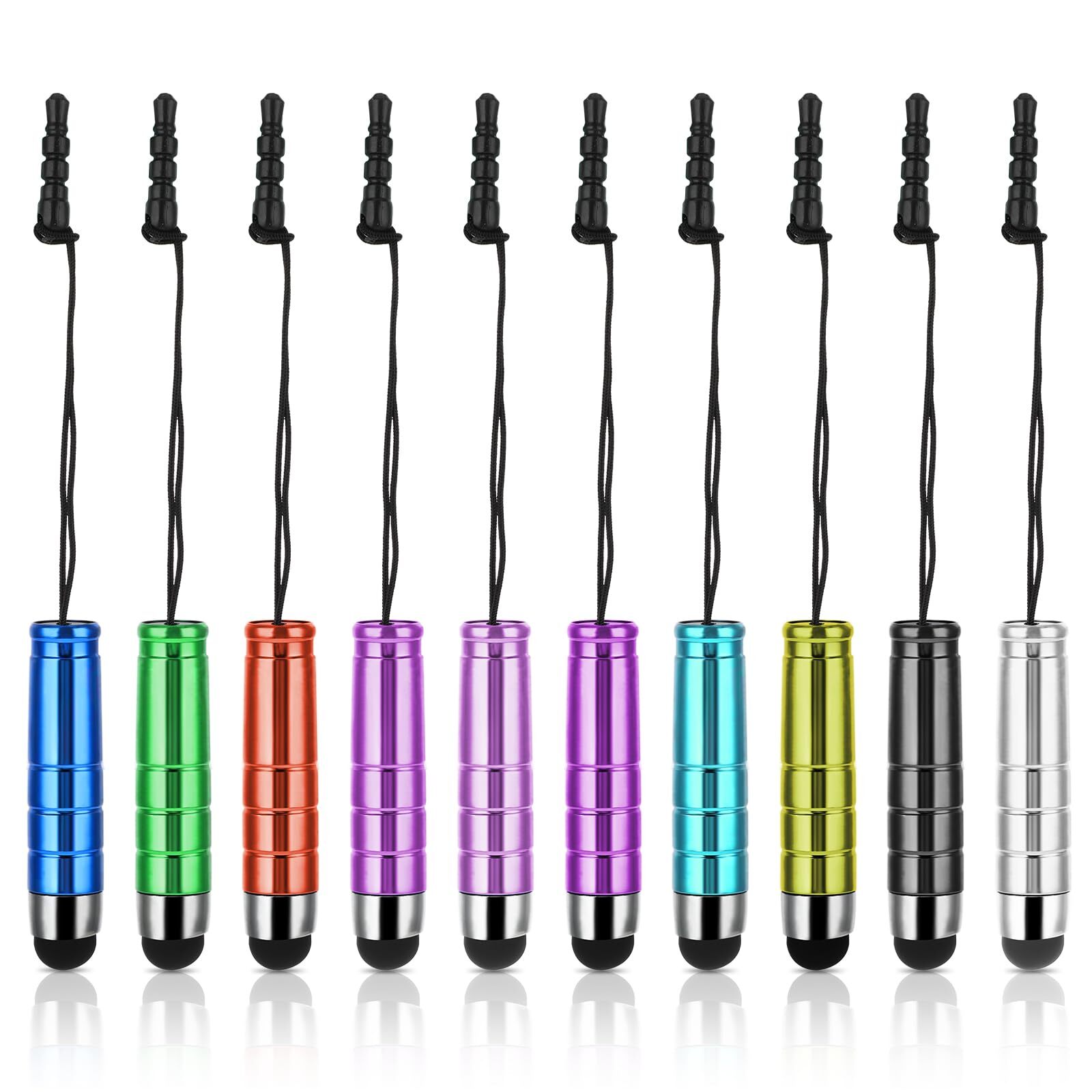 10PCS Mini Stylus Pens for Touch Screens - Short Precision Tips-image