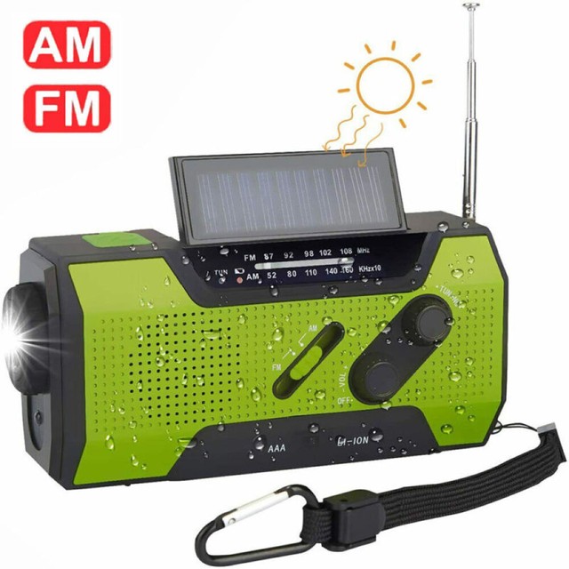 Solar Radio Kurbelradio Tragbares Notfall AM/FM mit USB Handyladefunktion DHL Solar Radio Kurbelradio Tragbares Notfall AM/FM mit USB Handyladefunktion DHL