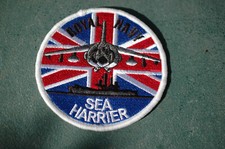 Royal Navy - Sea Harrier- Iron/ Sew On Patch no2034