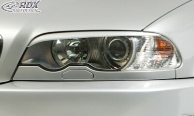RDX Scheinwerferblenden Böser Blick für 3er BMW E46 Cabrio + Coupe -4/03