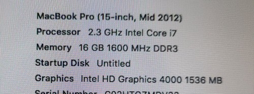 APPLE MacBook Pro 15" QUAD Core i7 3,3 GHz 16 Go RAM 2 To SSD GARANTIE 3 ANS - Photo 2 sur 12