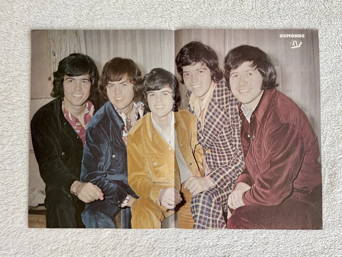 THE OSMONDS 1974 DONNY OSMOND Swedish Poster Music Magazine ZIP