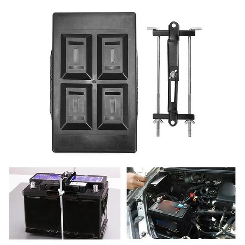 Adjustable Car RV Boat Battery Mount Tray Battery Holder Base Bracket Clamp US - Picture 4 of 13