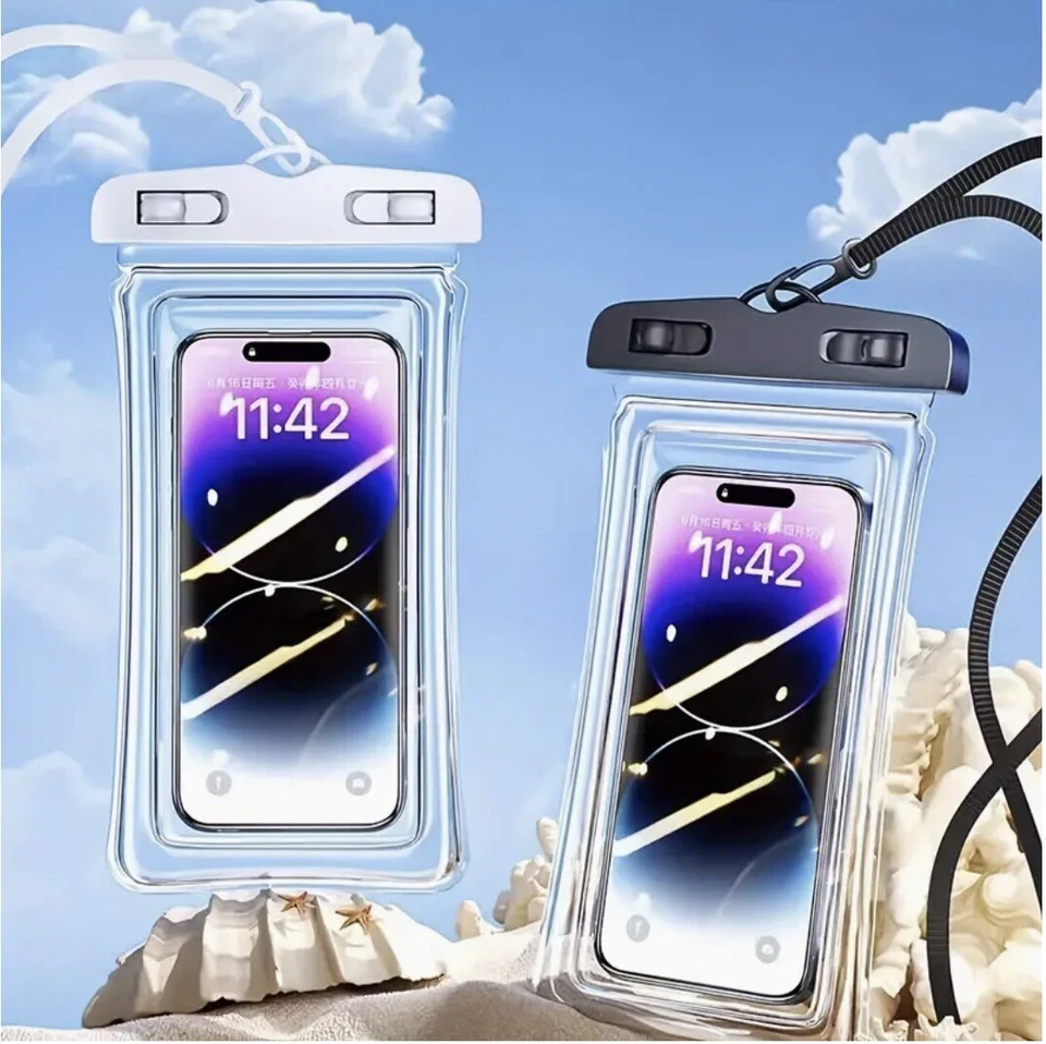 Waterproof Mobile Phone Pouch Underwater Case Cover Universal Dry Bag - Image 4 of 4