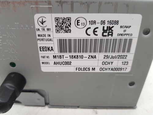 2022 FORD FIESTA ST-LINE B479 RADIO STEREO HEAD UNIT GENUINE M1BT-18K810-ZNA - Picture 8 of 8
