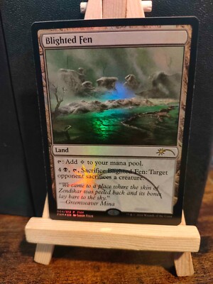 Blighted Fen FOIL - FNM Promo (Friday Night Magic) - NM (siehe Bilder) MTG