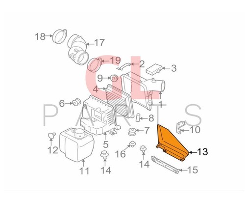 PER SUBARU FORESTER 2014-2018 PRESA ARIA CANALE ARIA 46012SC000 Nuovo - Foto 3 di 5