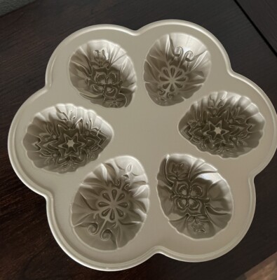 Brand New! Williams Sonoma - Nordic Ware Nonstick Easter Egg Cakelet  Gold Color