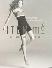 Item M6 Shape Pants Shorty Control Shapewear Strong Shape In Black Size Medium