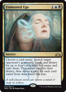 Unmoored Ego - Foil x1 - Guilds of Ravnica - Light Play, English - Guilds of Rav