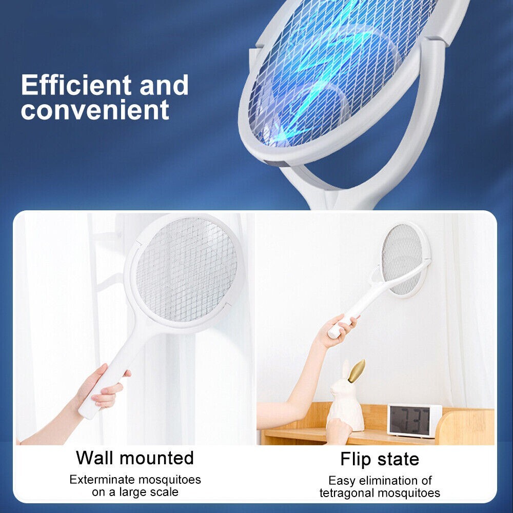 Fly Zapper Electric Fly Racket Insect Killer Bug Mosquito Swatter Bat