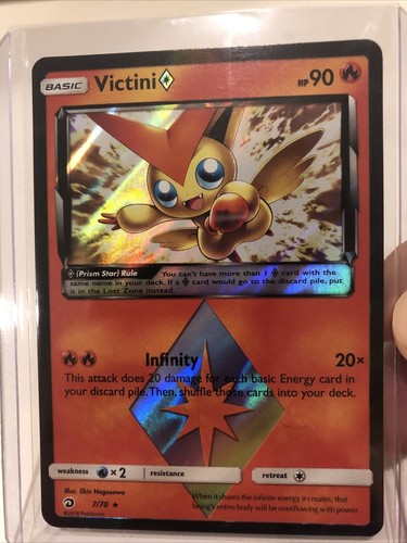 Pokémon TCG Victini Prism Dragon Majesty 7/70 Holo Holo Rare Near Mint To Mint!