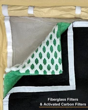 CooTentler 2pcs Double-Layer Filters EPA filters & Activated Carbon Filters