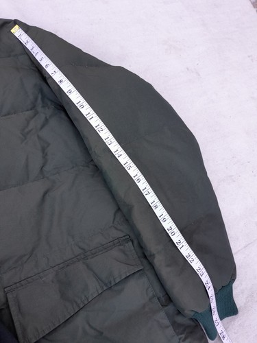 Vintage Canada Goose Puffer Jacket Mens Extra Large karki Green Made in Canada - Picture 12 of 17