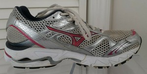 Mizuno,Wave Rider 14,Women's,Size 8.5,Pink,Gray,Black,White,Running Shoes | eBay