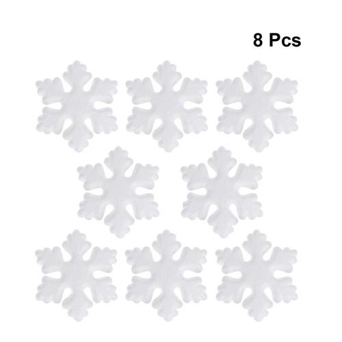 8 Pcs Foam Snowflakes Christmas Decorations Indoors for Home Child - Picture 5 of 11