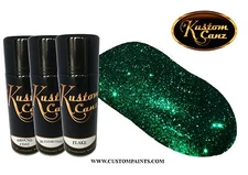 Kustom Canz EMERALD FLAKE SMALL (004 HEX) 12oz Aerosol Can Kit Custom HOK