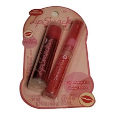 Liquid LIP SMACKER Color Kiss LIP GLOSS  Balm Strawberry Kiss VHTF