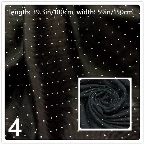 Sheer Chiffon Rhinestone Fabric Glitter for Costume Sew DIY Accessory Background - Picture 28 of 35