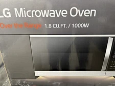 New LG 1.8 Cu. Ft. Over-the-Range Smart Microwave with Sensor Cooking MVEM1825F