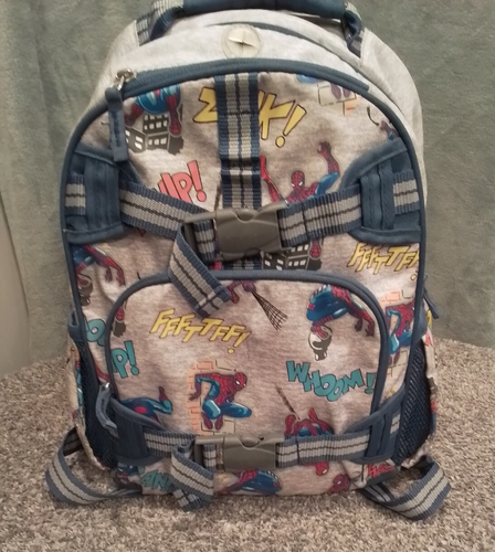 Pottery Barn Kids Small School Backpack Spider-Man Glow in the Dark Marvel