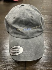 Yupoong Adams Adjustable Baseball Cap Gray Cool Crown