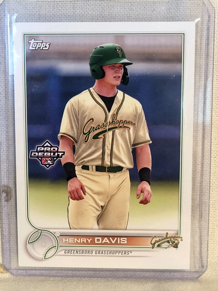 Henry Davis, Pittsburgh Pirates, 2022 Topps Pro Debut Base #PD-139 🇬 - Image 2 of 3