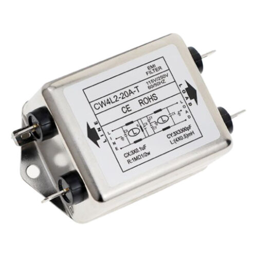 115V/250V 20A 50/60Hz CW4L2-20A T Power Line EMI Filter Terminal Universal New - Picture 9 of 12