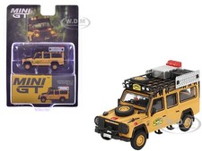 LAND ROVER DEFENDER 110 TEAM TURKEY "CAMEL TROPHY" 1989 1/64 BY MINI GT MGT00856