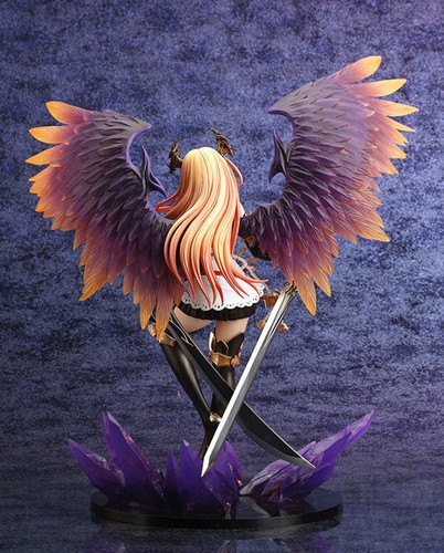 Anime Rage Of Bahamut Dark Angel Olivia Figure 1/8 White Stand Model PVC Toy 11" - Picture 2 of 11