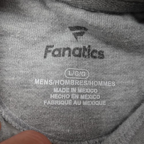New England Patriots Hoodie Mens L Gray NFL Football Pullover Sweater Sweatshirt - Picture 5 of 10