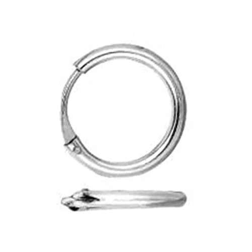 14K Gelb-, Rosé- und Weißgold 1 x 10 mm Endlos Creolen - Bild 4 von 6