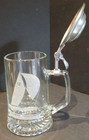 12 Meter Racing Sloop as Raced in America's Cup Lidded Beer Stein 12 oz (?) Pint — photo 5