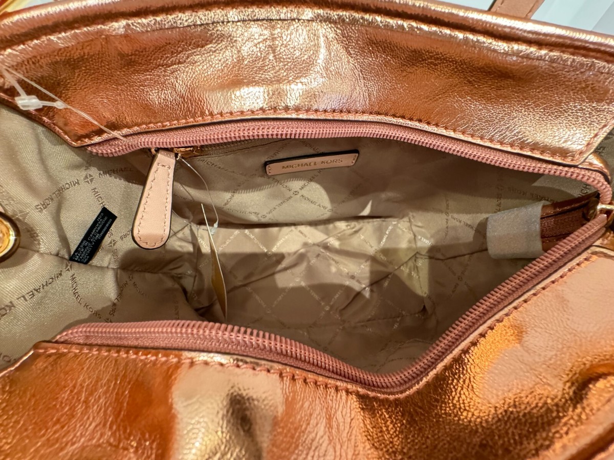 MICHAEL KORS JET SET TRAVEL XS CARRYALL TOTE SHOULDER BAG PRIMROSE