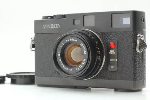 OVERHAULED【MINT】 Minolta CLE Rangefinder Film Camera M-Rokkor 40mm F2 Lens JAPAN