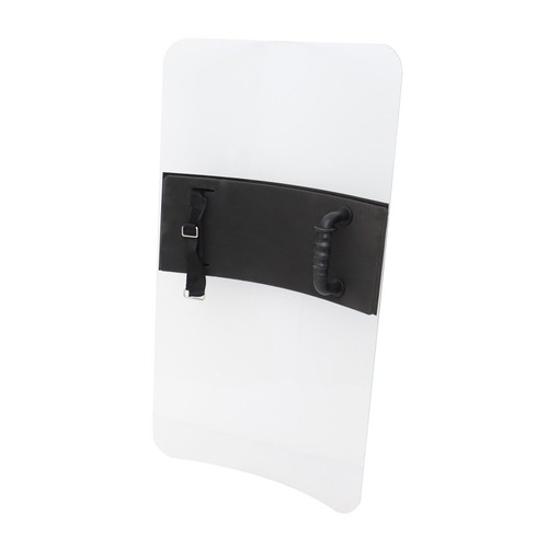 Bouclier anti-émeute en polycarbonate transparent 0,138" épaisseur dure - Photo 12 sur 15