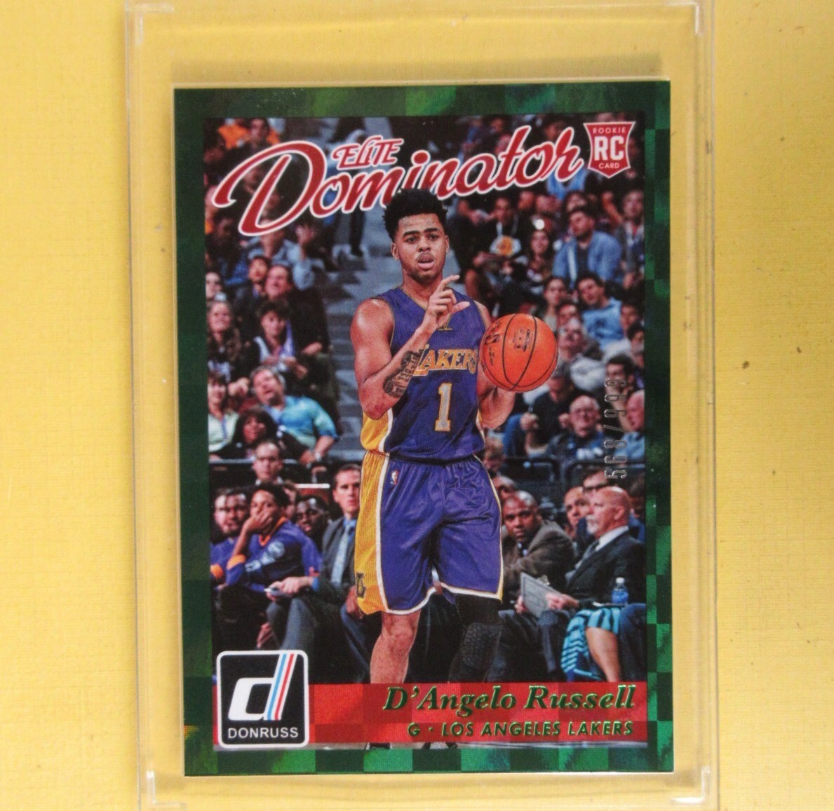 D'ANGELO RUSSELL 2015 ROOKIE ELITE DOMINATOR /999 Donruss #16 LA Lakers